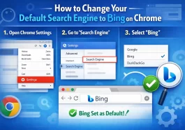 Change Your Default Search Engine to Bing