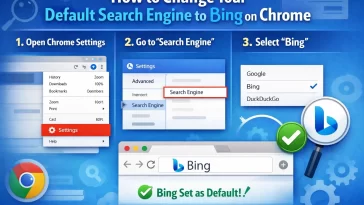 Change Your Default Search Engine to Bing