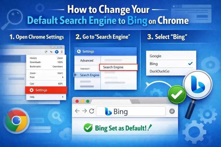 Change Your Default Search Engine to Bing
