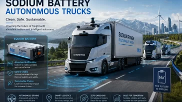 Sodium Battery Autonomous Trucks