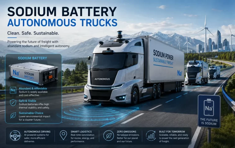 Sodium Battery Autonomous Trucks: The Future of Logistics Is Here 1 Sodium Battery Autonomous Trucks