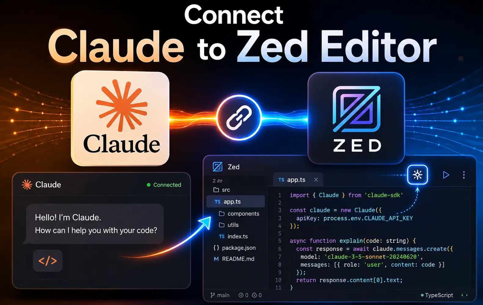 Connect Claude to Zed Editor