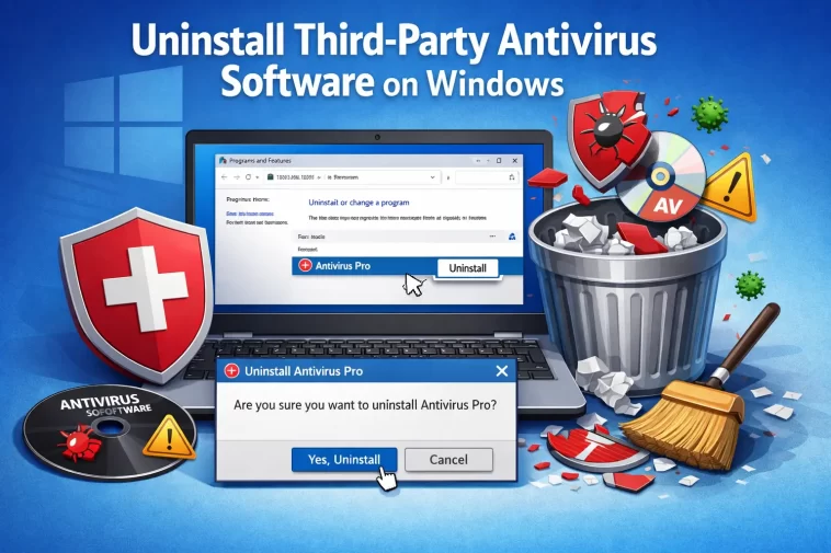 Uninstall Third-Party Antivirus Software on Windows