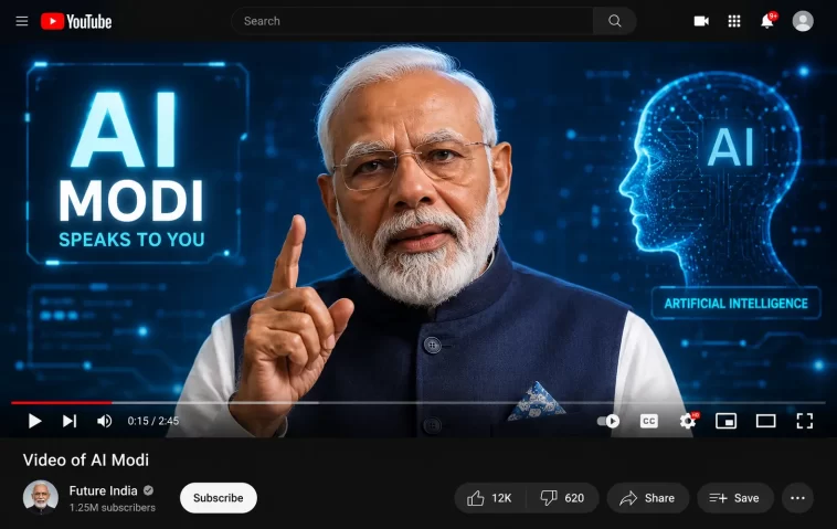Create Video of AI Modi