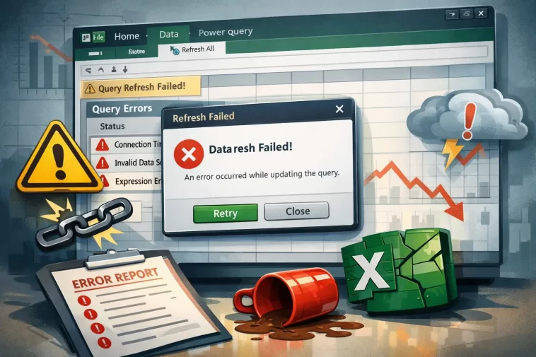How to Fix Excel Power Query Refresh Failures Caused by Changed Column Names 1 Excel Power Query Refresh Failures