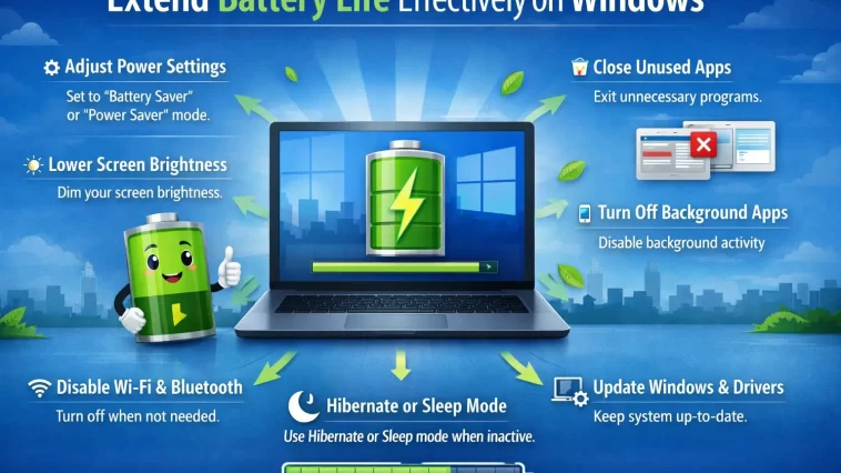 Extend Battery Life Effectively on Windows