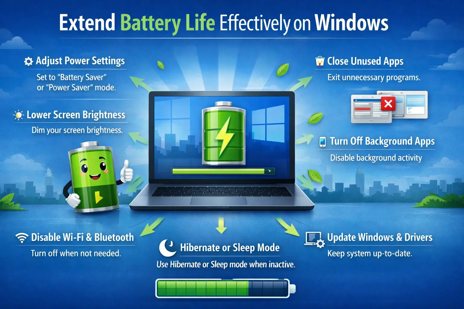 Extend Battery Life Effectively on Windows