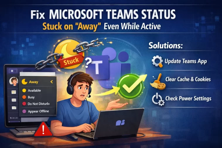 How to Fix Microsoft Teams Status Stuck on Away Even While Active 1 Fix Microsoft Teams Status Stuck on Away Even