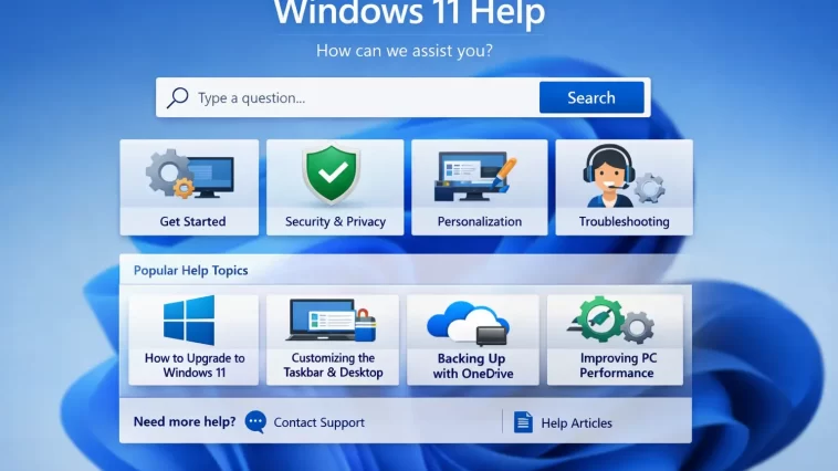 Get Help in Windows 11