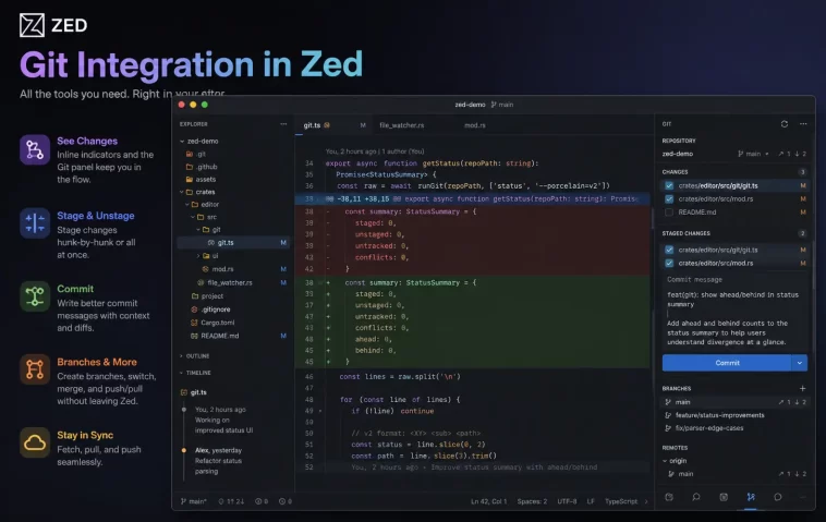 How to Use Git Integration in Zed (Complete 2026 Guide) 1 Git Integration in Zed