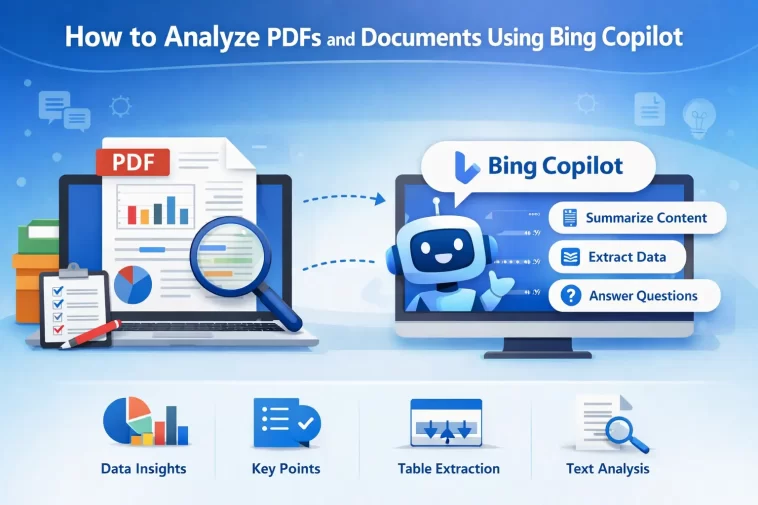 How to Analyze PDFs and Documents Using Bing Copilot