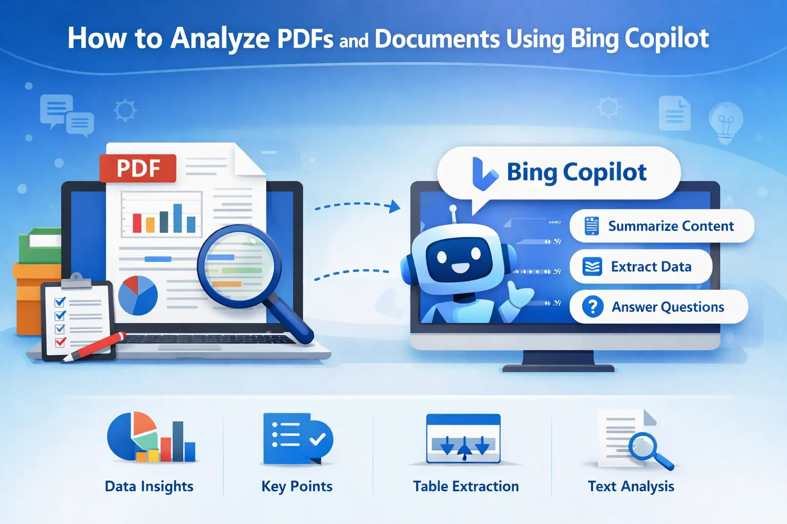 How to Analyze PDFs and Documents Using Bing Copilot