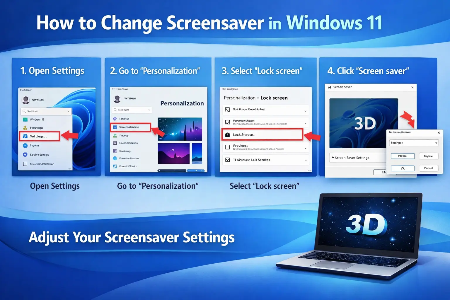 How to Change Screensaver in Windows 11
