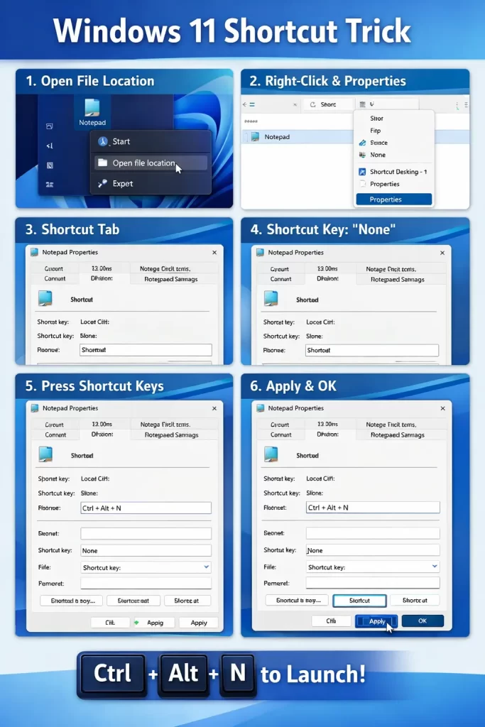 How to Create Custom Keyboard Shortcuts in Windows 11 2 How to Create Custom Keyboard Shortcuts in Windows 11