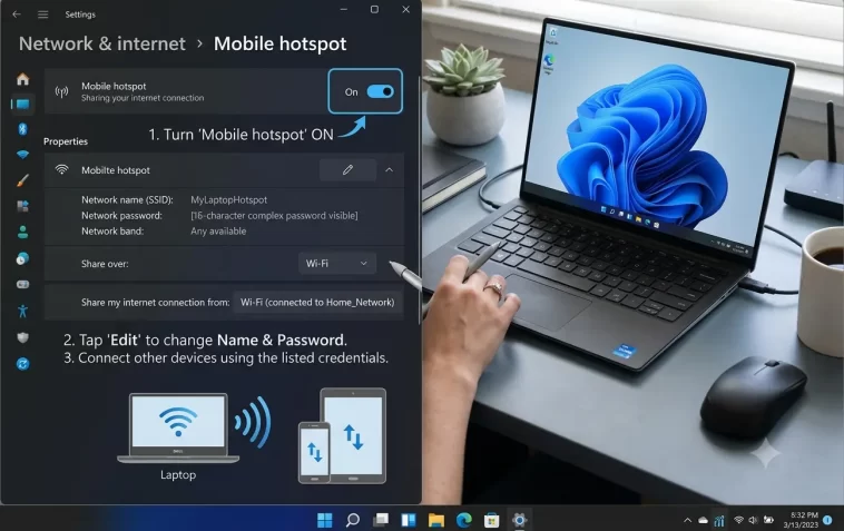 How to Create a Wi-Fi Hotspot on Windows 11 1 How to Create a Wi-Fi Hotspot on Windows 11