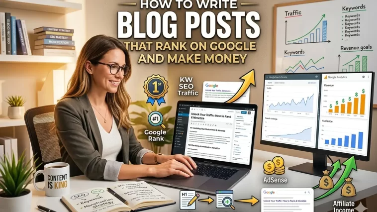 How to Write Blog Posts That Rank on Google and Make Money