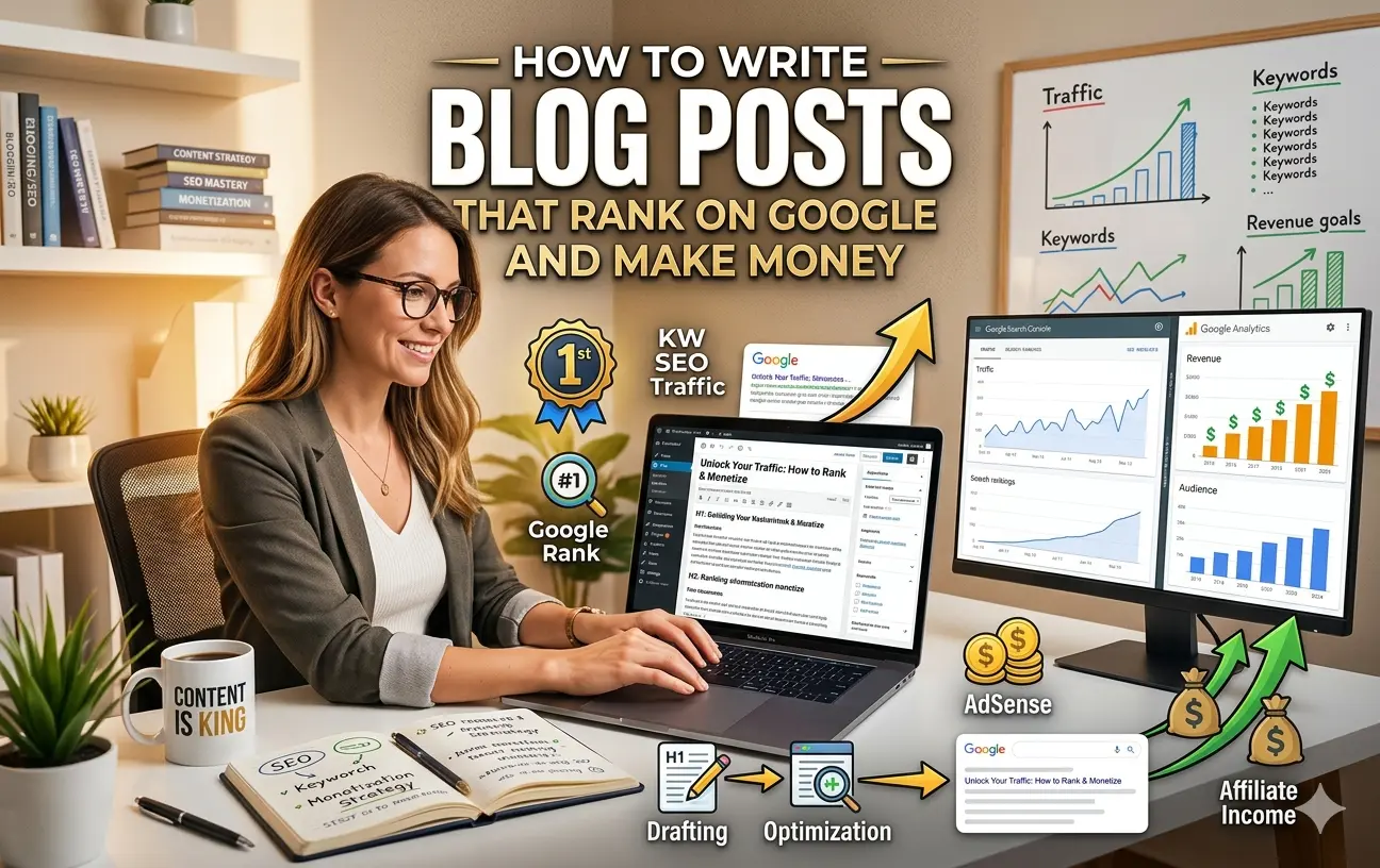 How to Write Blog Posts That Rank on Google and Make Money