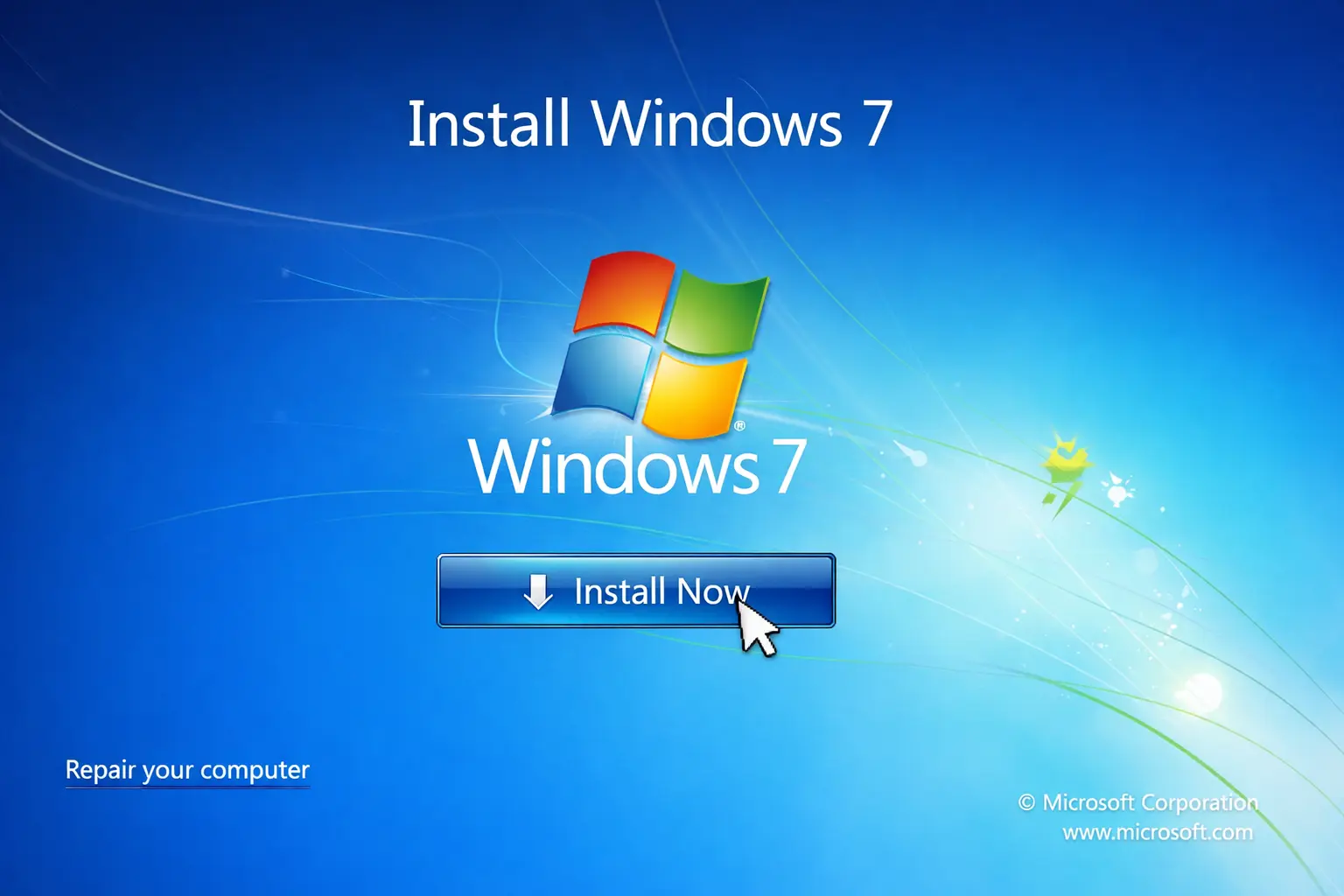 Install Windows 7