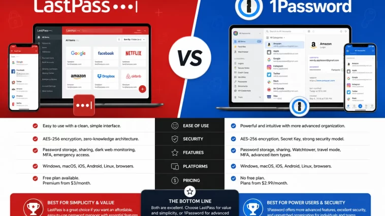 LastPass vs 1Password