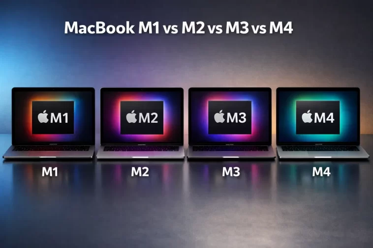 MacBook M1 vs M2 vs M3 vs M4: What's the Difference and Which One Should You Buy? 1 MacBook M1 vs M2 vs M3 vs M4