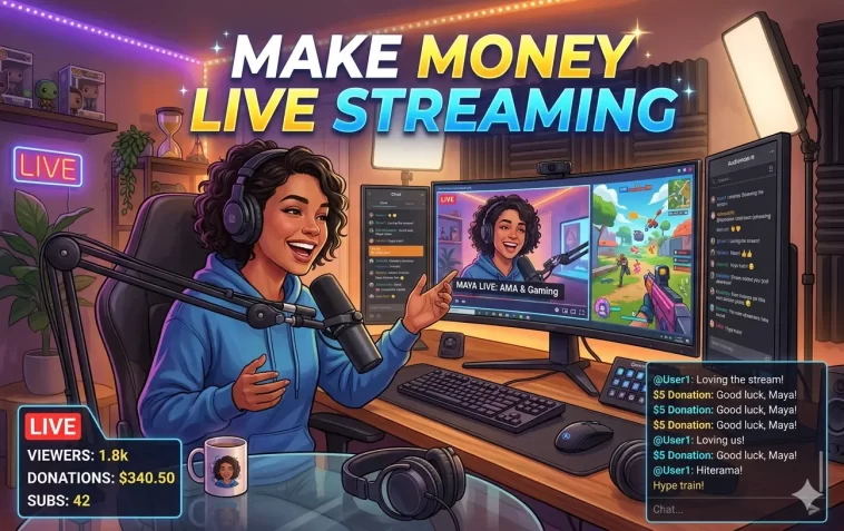 How to Make Money Live Streaming: The Complete 2026 Guide 1 Make Money Live Streaming