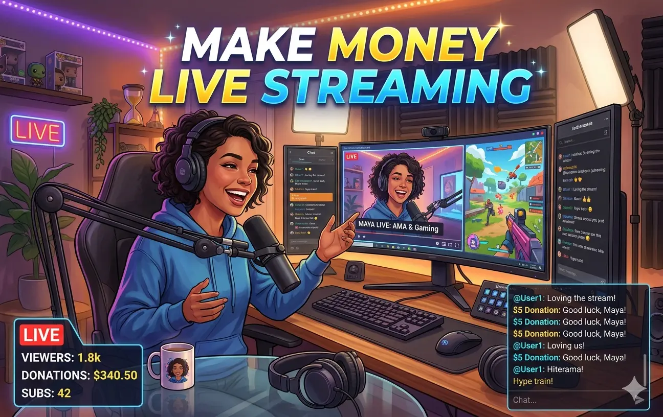 Make Money Live Streaming
