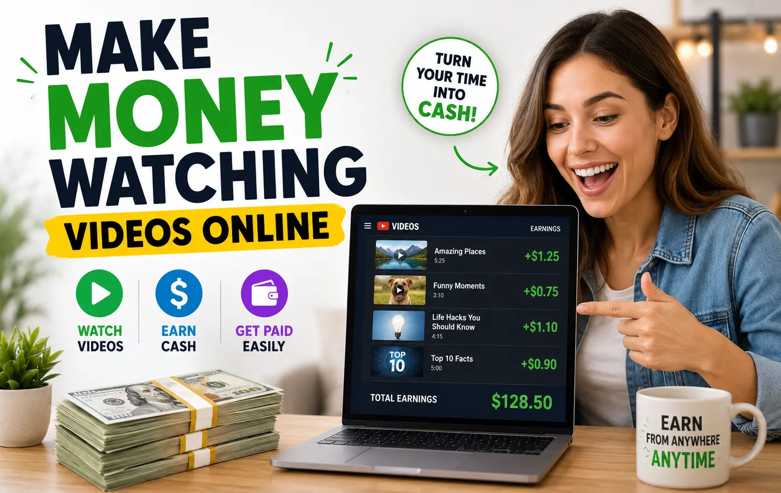 Make Money Watching Videos Online