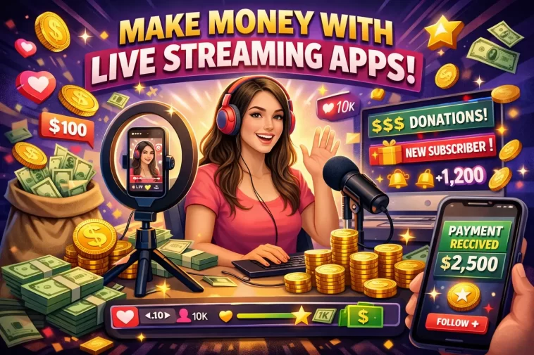How to Make Money With Live Streaming Apps in 2026 1 Make Money With Live Streaming
