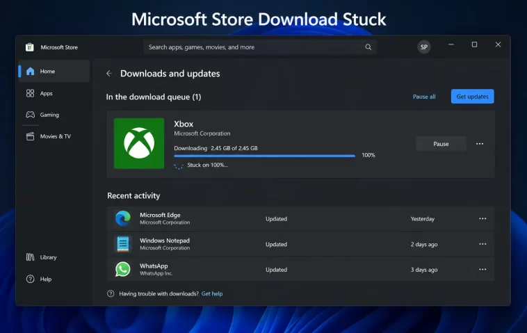 Microsoft Store Download Stuck on Pending? Here's How to Fix It 1 Microsoft Store Download Stuck