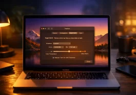 Night Shift on MacBook