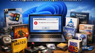 Old Programs That Won't Open on Windows 11