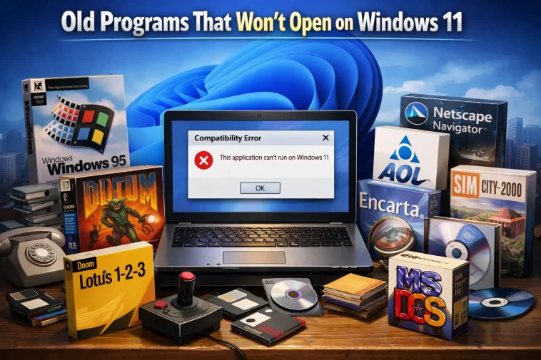 Fix Old Programs That Won't Open on Windows 11 1 Old Programs That Won't Open on Windows 11