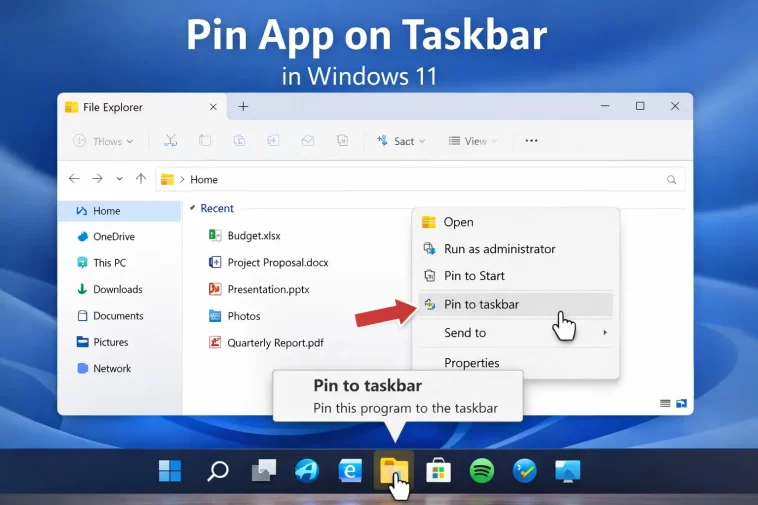 How to Pin App on Taskbar Windows 11 (And Use Every Advanced Option) 1 Pin App on Taskbar Windows 11