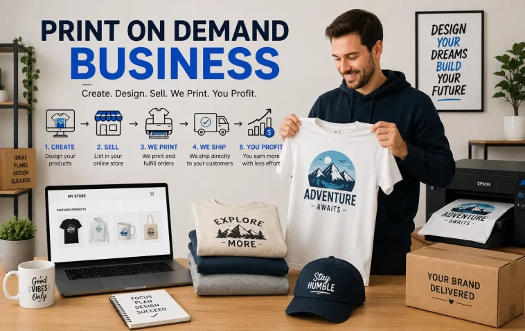 How to Start a Print on Demand Business With No Money 1 Print on Demand Business