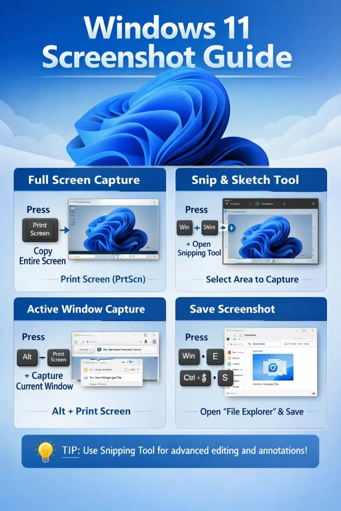 Screenshot on Windows 11