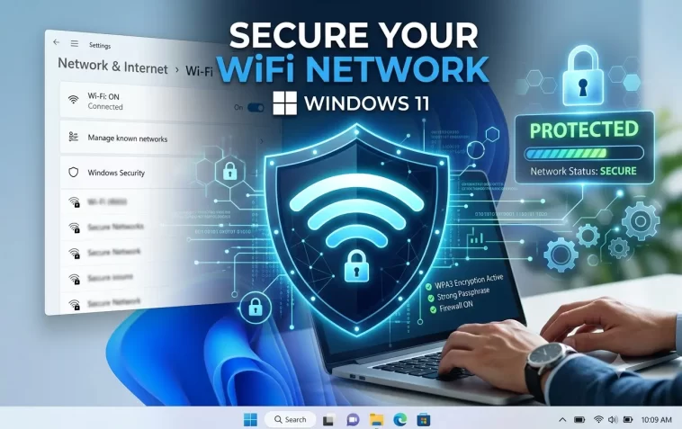 How to Secure Your WiFi Network and Find Your Password on Windows 11 1 Secure Your WiFi Network