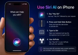 Use Siri AI on iPhone