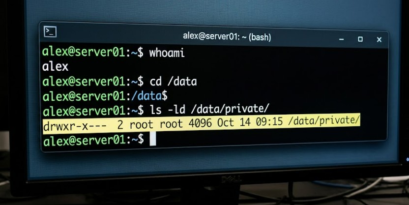 How to Fix npm ERR! code EACCES Permission Errors Without sudo 2 Terminal output showing ls -ld results with root as the folder owner, highlighted