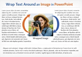 Text Around an Image in PowerPoint