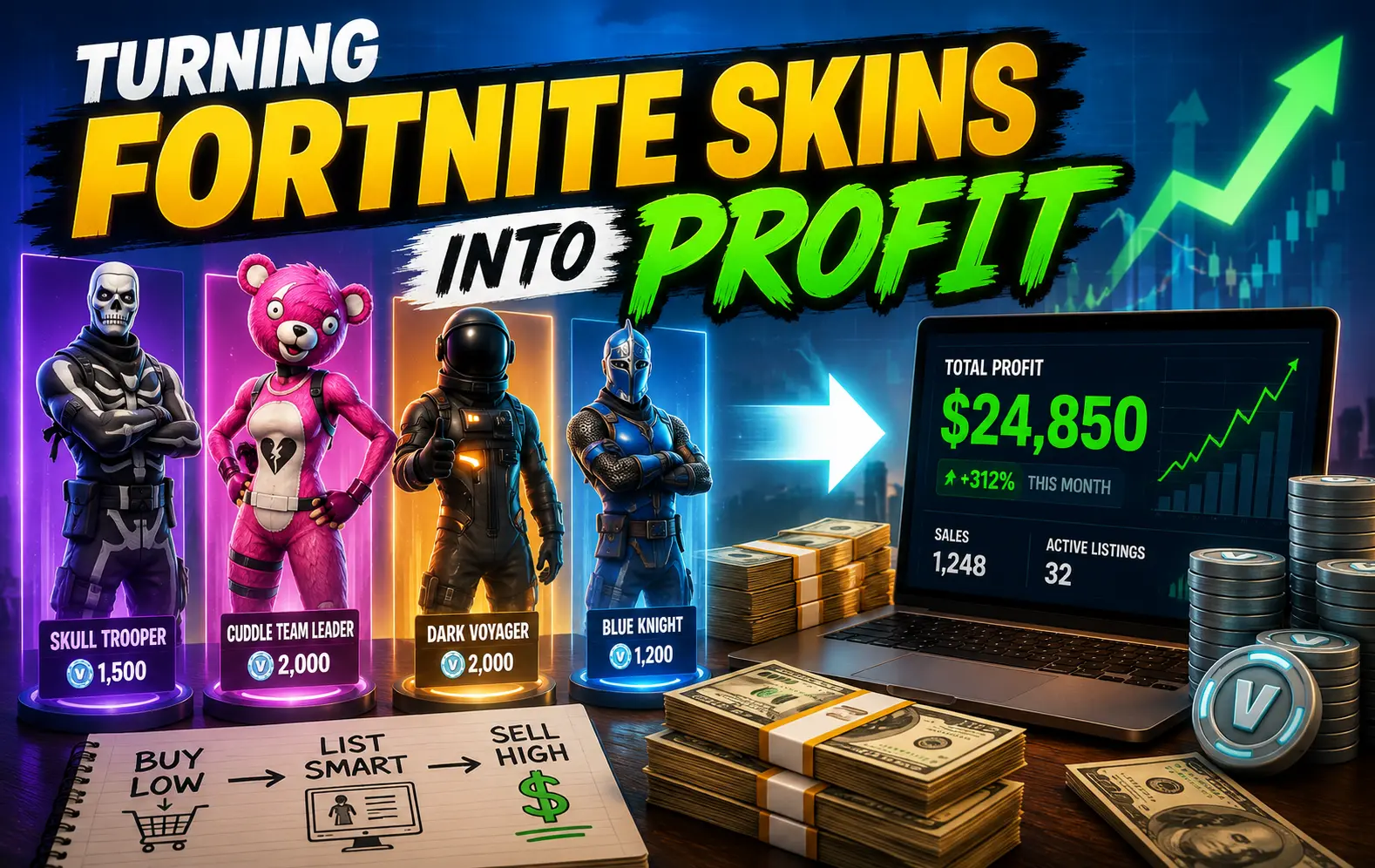 Turning Fortnite Skins Into Profit