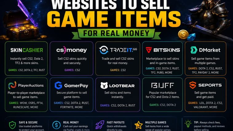Websites to Sell Game Items for Real Money