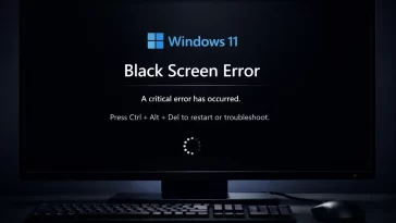 Windows 11 Black Screen