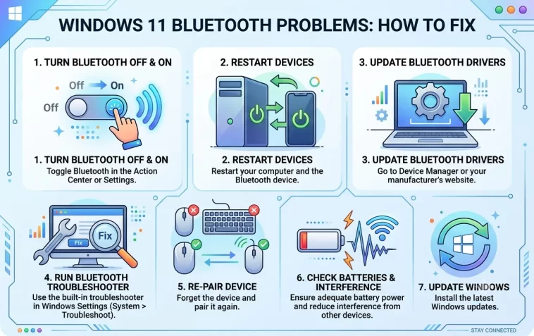Windows 11 Bluetooth Problems: How to Fix 1 Windows 11 Bluetooth Problems