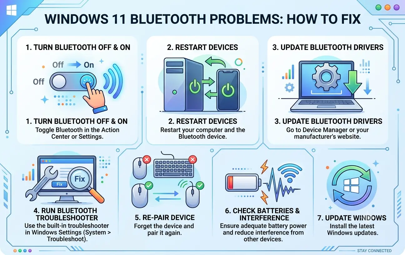 Windows 11 Bluetooth Problems