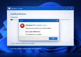 Windows 11 Installation Error
