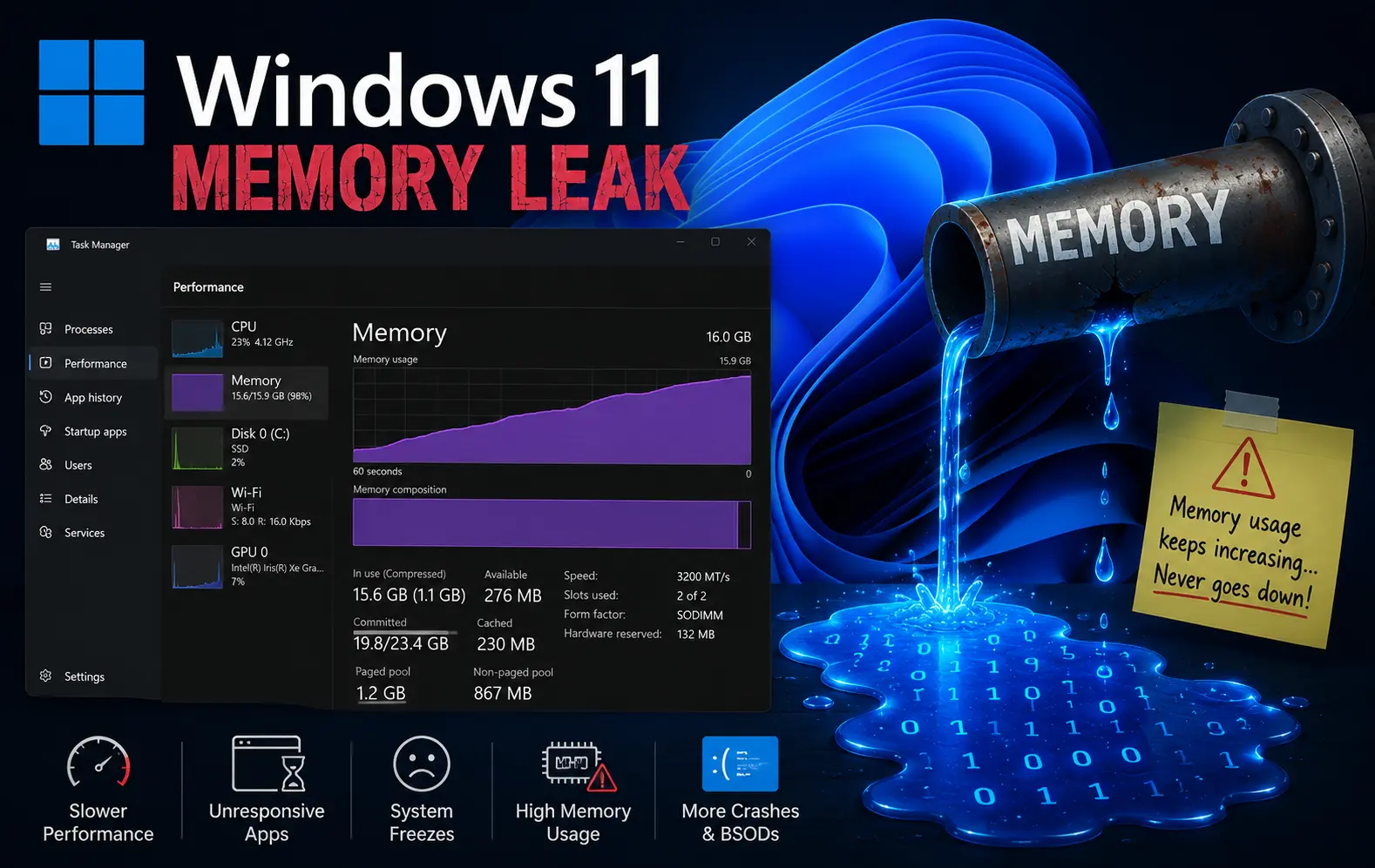 Windows 11 Memory Leak
