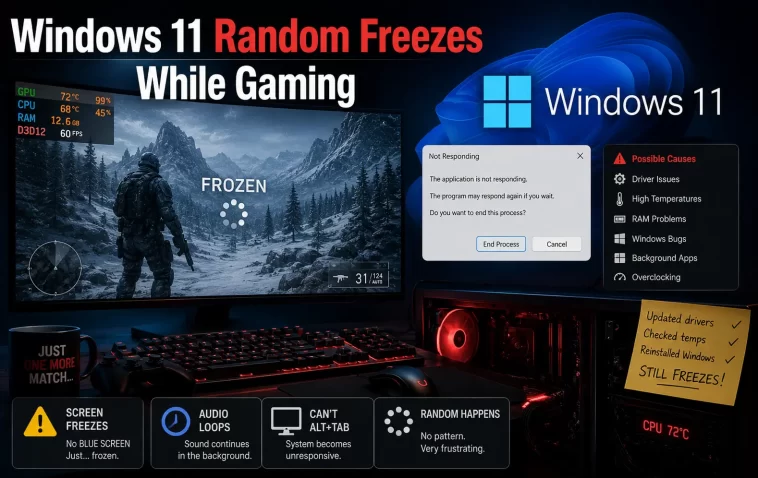 Windows 11 Random Freezes