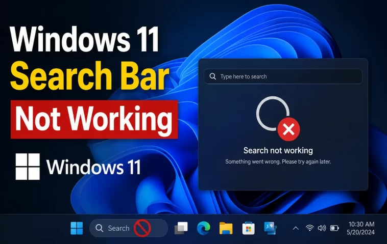 Windows 11 Search Bar Not Working