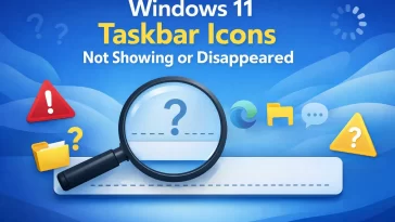 Windows 11 Taskbar Icons