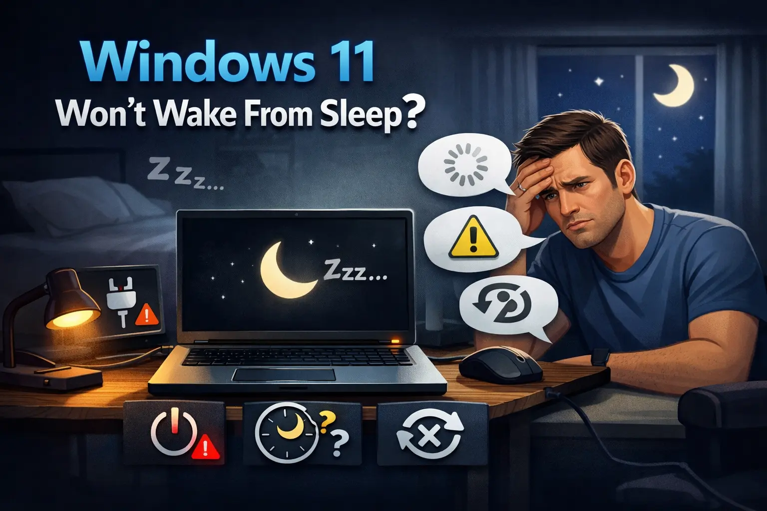Windows 11 Won't Wake